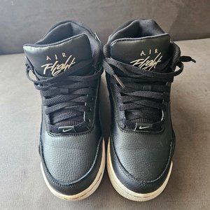 Nike Flight Legacy Black White Size 6